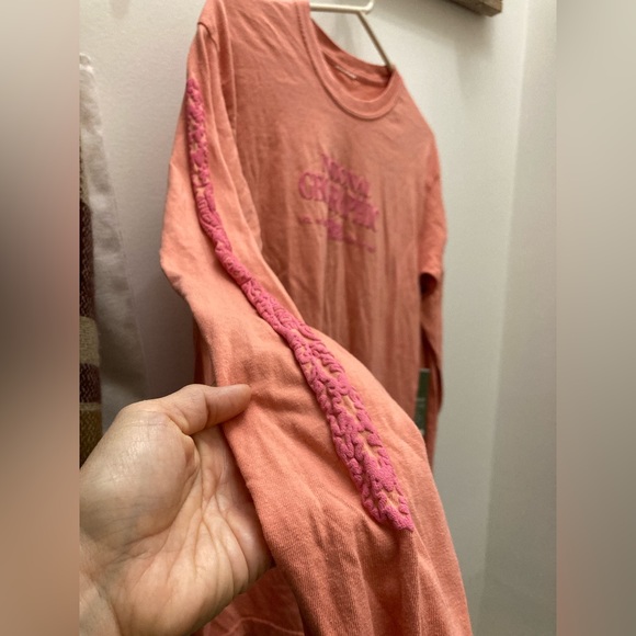 NWT National Geograpy x Park Project Legacy Puffy Print Long Sleeve Coral S - Picture 6 of 7